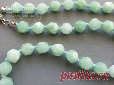 Нефрит Бирма, ромб, натуральный к2463 - купить в Украине оптом и в розницу | bleskom.com.ua