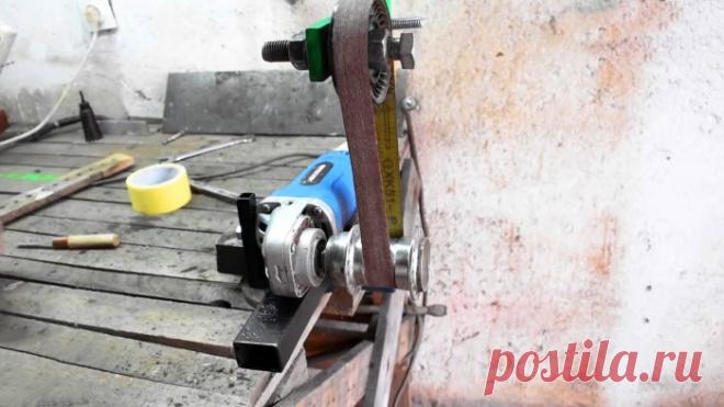 Самый простой гриндер из болгарки, велосипедной втулки и ролика ГРМ
