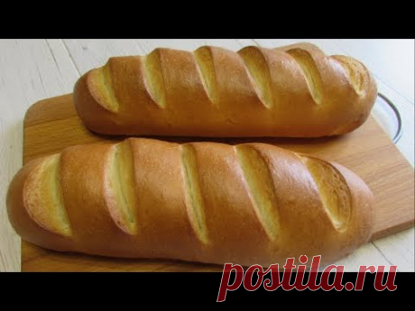Хлеб белый, батон молочный. Домашний белый хлеб рецепт