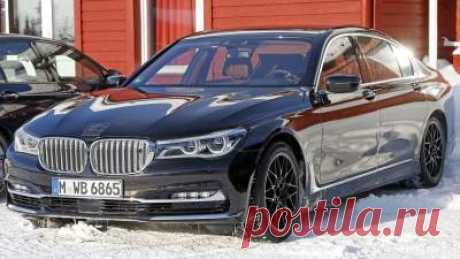 Шпионские фотографии прототипа BMW M7