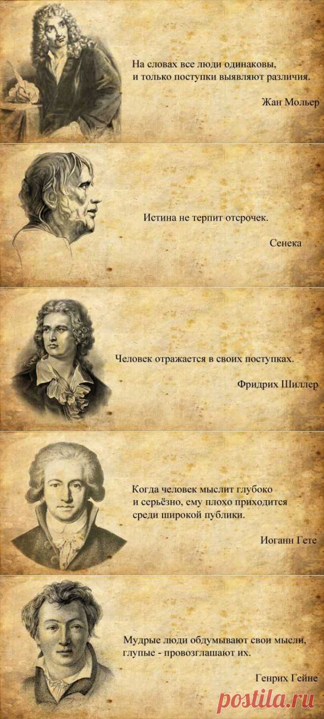 Цитаты великих мыслителей в картинках.