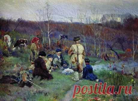 Зарисовки из русской жизни начала XX века на полотнах импрессиониста, которые на аукционах оцениваются в сотни тысяч дол: Сергей Виноградов