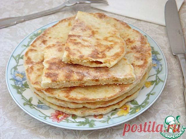 Быстрые творожные лепёшки – кулинарный рецепт