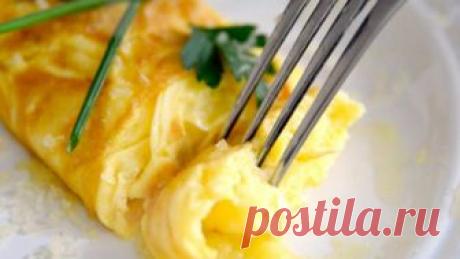 Омлет по французски — нежный, вкусный и просто тает во рту