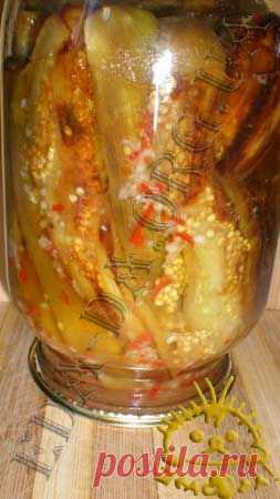 Кулинарный блокнотик для дочери - Соления и маринады - Баклажаны острые