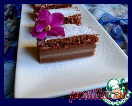 Магическое пирожное шоколадное - кулинарный рецепт