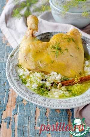 Рисовый суп с курицей и корицей - кулинарный рецепт