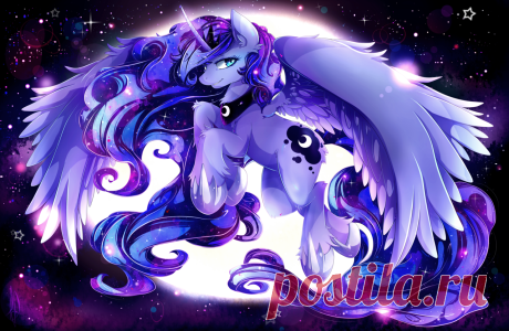 Princess Luna - Bright Night by Invidiata