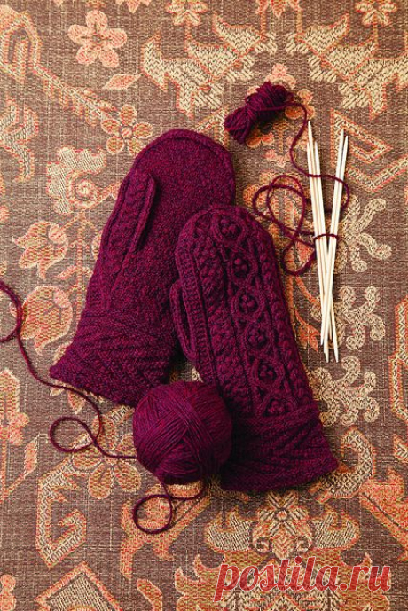 Knit Red Mittens | Flickr - Photo Sharing!