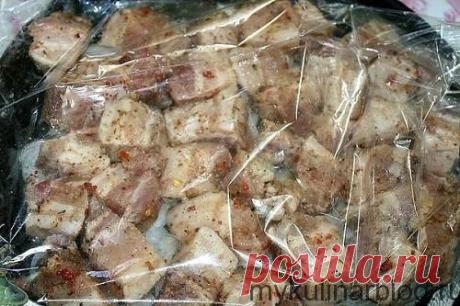 Шашлык в духовке на луковой подушке