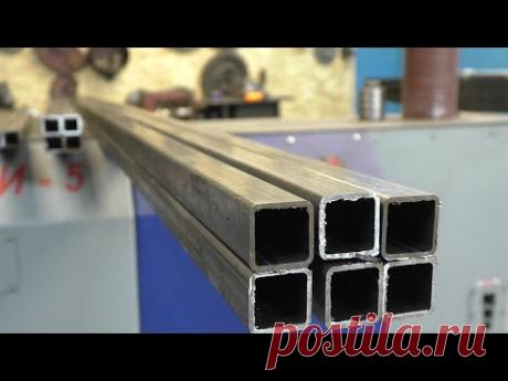 Поделка просто закачаешься! Шикарная идея из профильной трубы и дерева