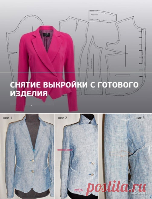 СНЯТИЕ ВЫКРОЙКИ С ГОТОВОГО ИЗДЕЛИЯ (Шитье и крой) – Журнал Вдохновение Рукодельницы