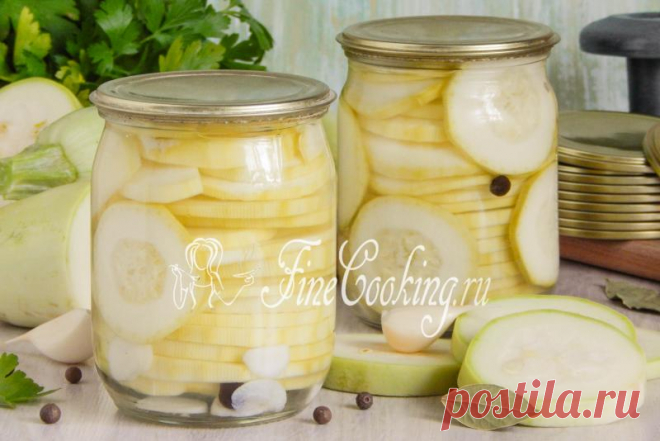 Маринованные кабачки на зиму - рецепт с фото