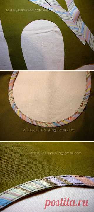 natalka peregonchuk: Обработка криволинейных срезов косой бейкой