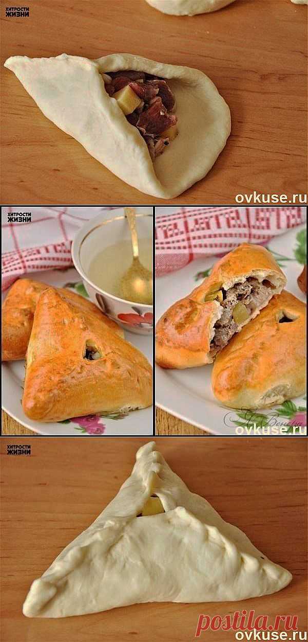 Эчпочмак (треугольные пироги с картошкой и мясом) | ЖЕНСКИЙ МИР