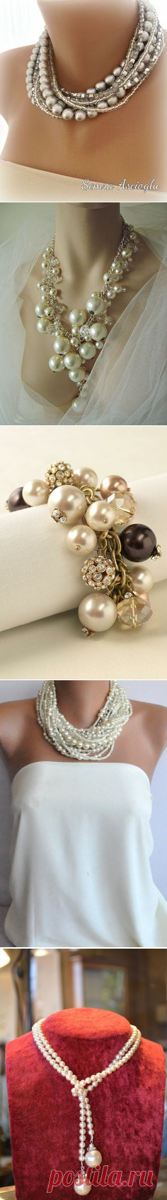 Украшения из жемчуга. Идеи для вдохновения. Мастер-классы.