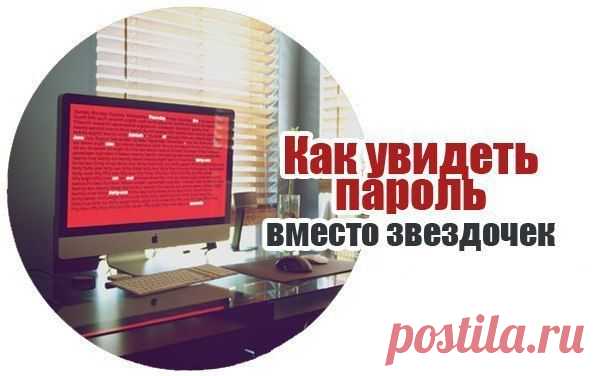 Как увидеть пароль вместо звездочек | В Тебе Есть Свет!