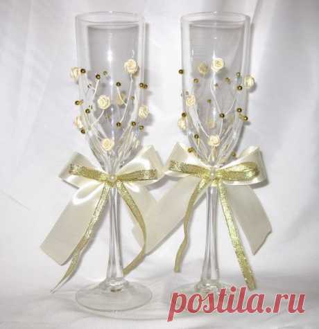 Свадебные бокалы - Фотогалерея — Страница №5 — Dream Wedding | Смелянский свадебный портал