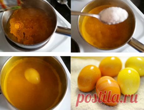 Как красить яйца куркумой на пасху: простой способ