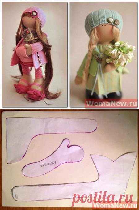НОВАЯ выкройка снежной девочки