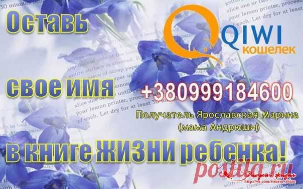 РИСУЕМ ЖИЗНЬ! Андрюша Ярославский, сбор до 12.12