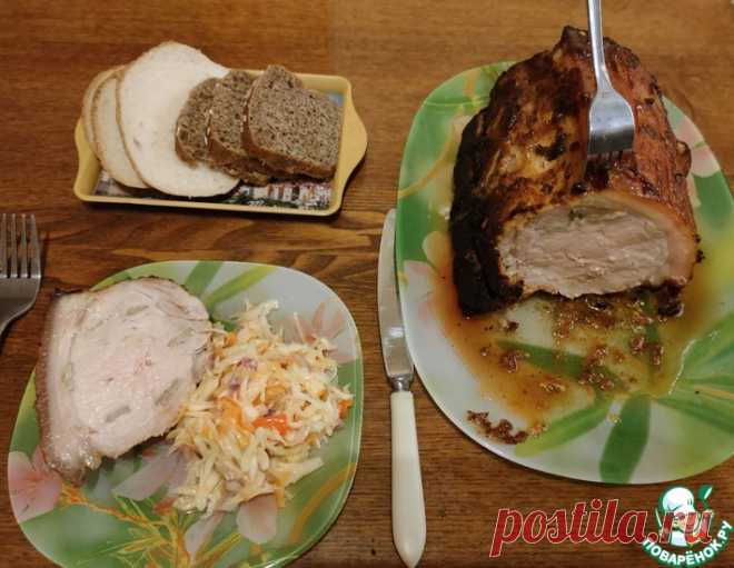 Маринованная свинина с чесноком в аэрогриле – кулинарный рецепт