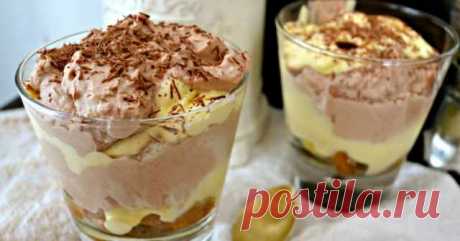 Тирамису в стакане по-новому: готовится в разы быстрее. Вкусно, красиво, празднично! — Домашняя кулинария