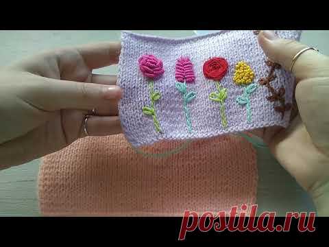 Вышивка Рококо на трикотаже. Шов \ Вышивка Рококо на трикотаже. Шов 'НАЗАД ИГОЛКОЙ' ., Вышивка /рококо/ как я это делаю😊, Вышивка на вязаном изделии, божья коровка, Роза в технике рококо, Вышивка 'рококо': учимся правильно создавать 'узелок' (мк по вышивке), Вышивка Рококо на трикотаже.Шов 'ЛИСТИК'