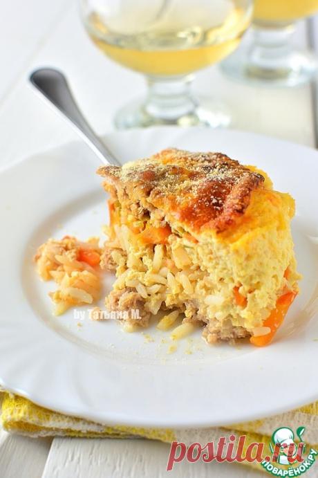 Слоеный торт-омлет - кулинарный рецепт