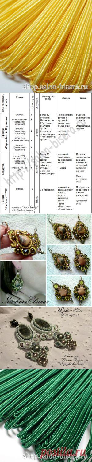 Виды сутажа или как определиться с покупкой | Салон Эксклюзивного Бисера beading patterns free