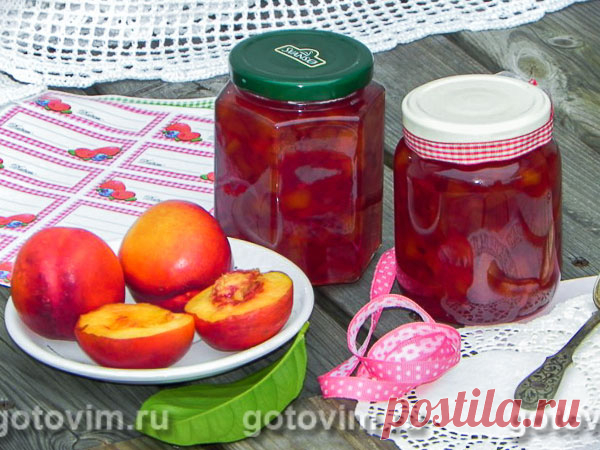 Варенье из нектаринов с имбирем. Рецепт с фото Спелые нектарины подходят и для варенья, и для джемов. Особую пикантность варенью из нектаринов добавит имбирь (в этом рецепте используется готовый имбирь в сахарном сиропе). Если идти до конца, то и имбирь для этого варенья можно приготовить самостоятельно. Обо всем подробно в этом рецепте.