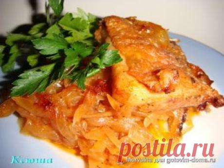 Капуста, запечённая в духовке с курочкой — Домашний ресторан