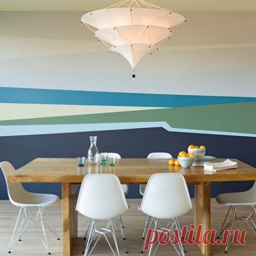 Тренд: Новые модные способы покраски стен
