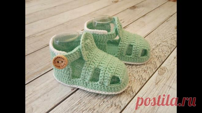 Пинетки крючком для мальчика сандалики Мастер-классы по рукоделию - как изготовить поделку из фетра и соленого теста. Методы изготовления полезных вещей для домашнего хозяйства.