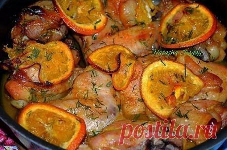 Курочка в апельсиновом соке