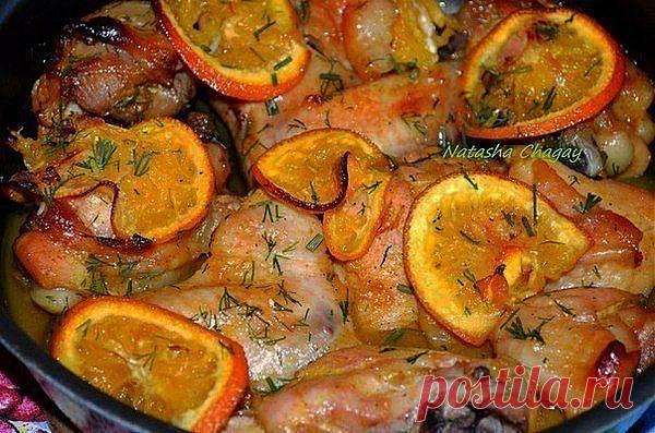 Курочка в апельсиновом соке