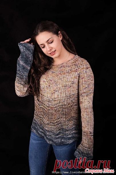 Свитер Fluorite дизайн Hanna Maciejewska. Спицы.