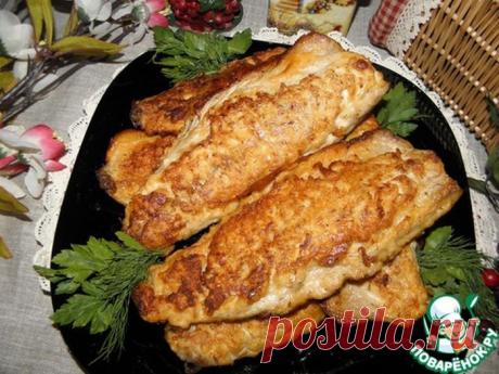 Скумбрия жареная"Золотая рыбка"