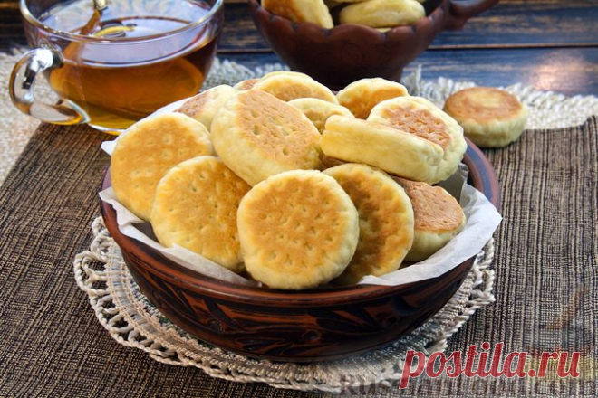 Рецепт: Сметанное печенье на сковороде на RussianFood.com