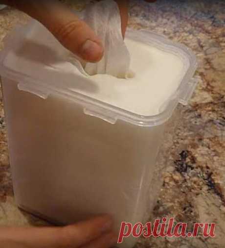 Как сделать влажные салфетки из бумажных полотенец своими руками