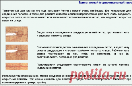 Горизонтальный шов