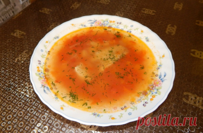 Рыбный суп с помидорами и тыквой - Простые рецепты Овкусе.ру