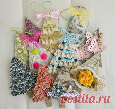 Ёлочки на ёлочку: новогодние игрушки и новогодний декор своими руками ::: elle-craft — творчество со вкусом!