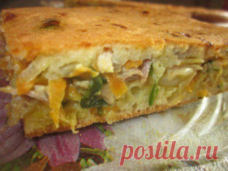Вкусный пирог с куриными грудками | Подружки