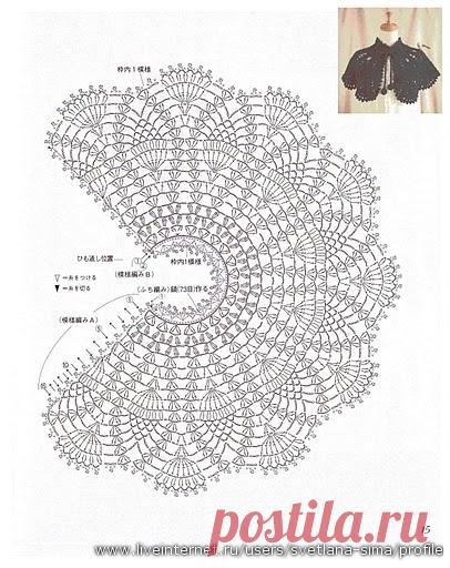 Огромная коллекция шалей и палантинов крючком » Клубка.Нет - Все о вязании крючком