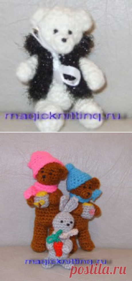 Вязаные игрушки амигуруми крючком со схемами