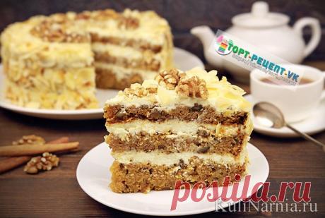 ТЫКВЕННЫЙ ТОРТ.

Почитатели популярного морковного торта обязательно оценят и этот похожий рецепт! Как и в случае с морковью, тыква натирается тонкой стружкой и загружается к тесту. Роль ароматизатора неизменно выполняет пряная корица, а в качестве добавок по-прежнему используются универсальные орехи. Крем традиционно делаем на основе сыра, но сливки в этот раз заменяем маслом - формируем классическую смесь. Таким образом, получаем вкусный и сытный тыквенный торт - угощаем...