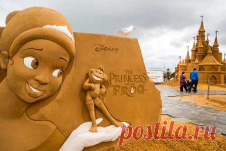 «Фестиваль песчаных скульптур в Бельгии»