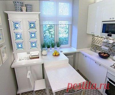(+1) тема - Снова о наболевшем: как сделать маленькую кухню уютной и функциональной | Школа Ремонта