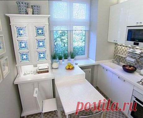 (+1) тема - Снова о наболевшем: как сделать маленькую кухню уютной и функциональной | Школа Ремонта